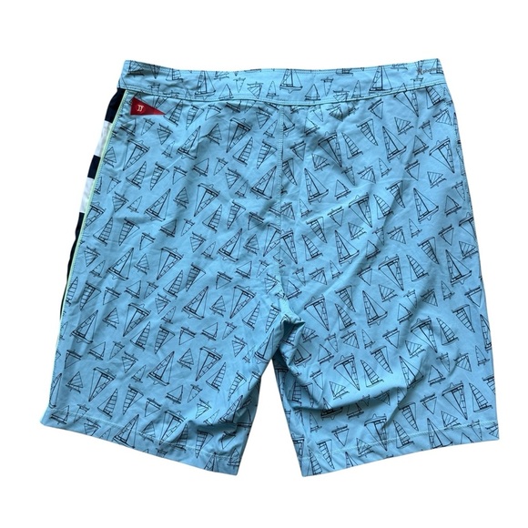 Hurley Men's Phantom JJF Maritime Boardshorts Size 34 Blue Surf Swim Trunks - Picture 5 of 7